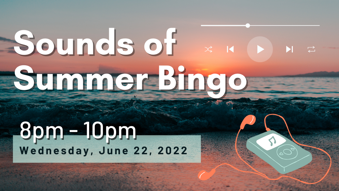 sounds of summer bingo graphic