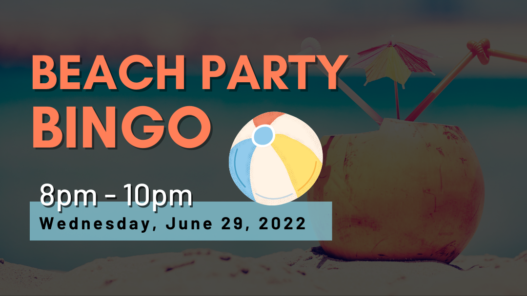 beach party bingo graphic