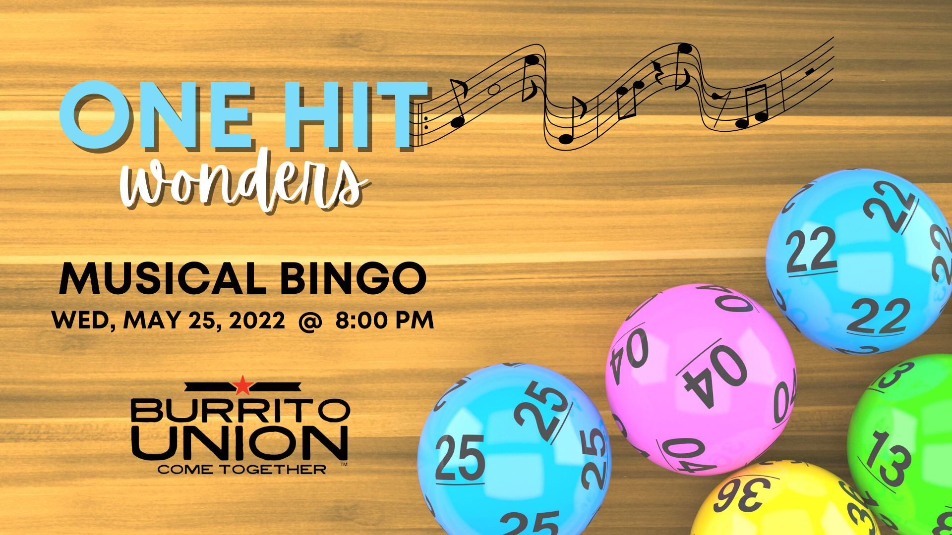 musical bingo poster