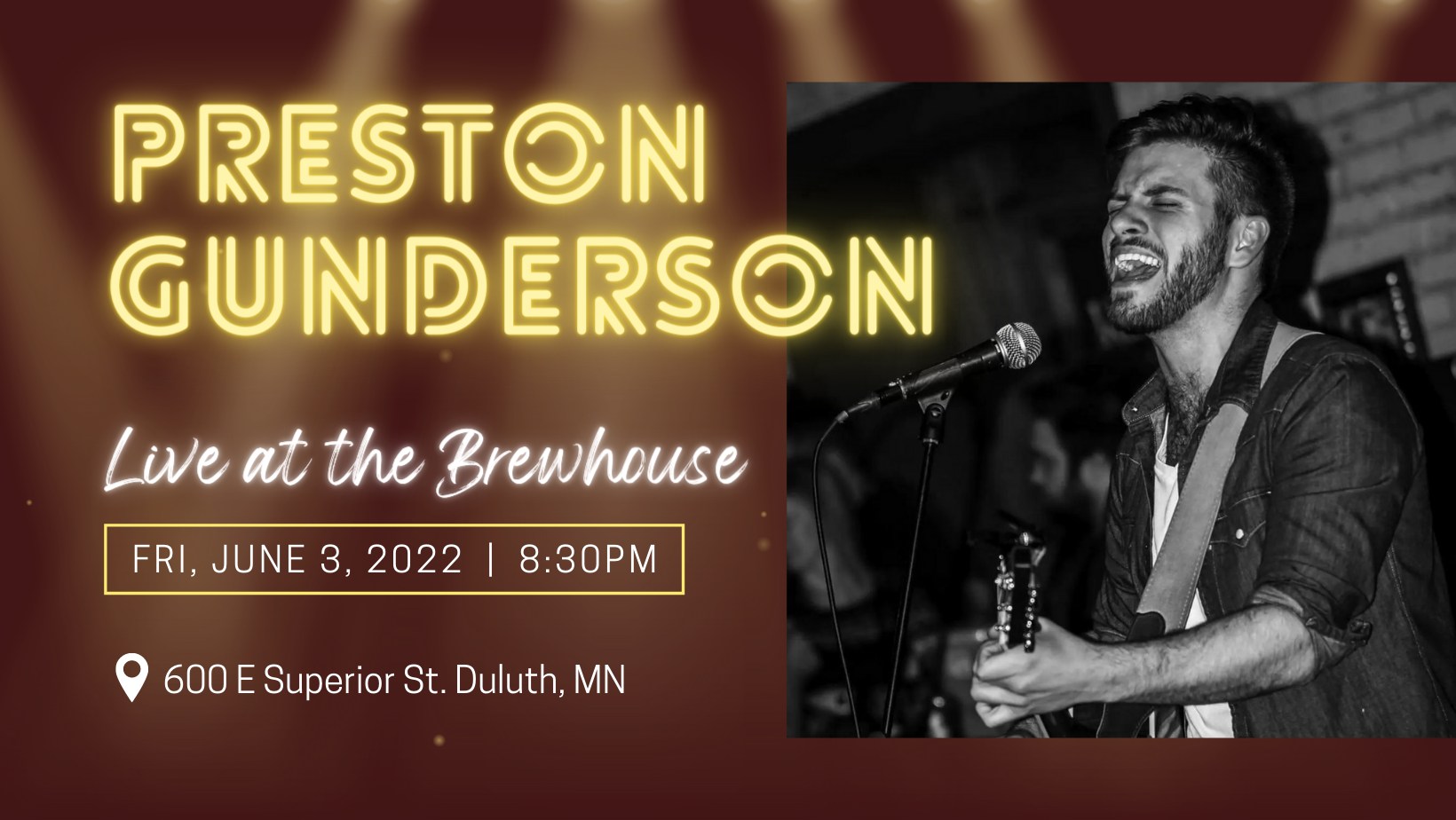 Preston Gunderson Live at the Brewhouse