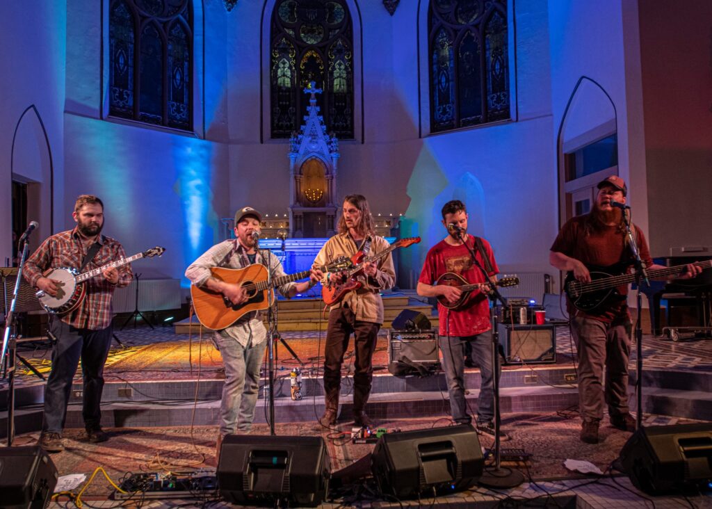 Black River Revue with Jacob Mahon plays at Sacred Heart Music Center