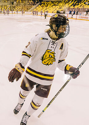 hokey player on ice