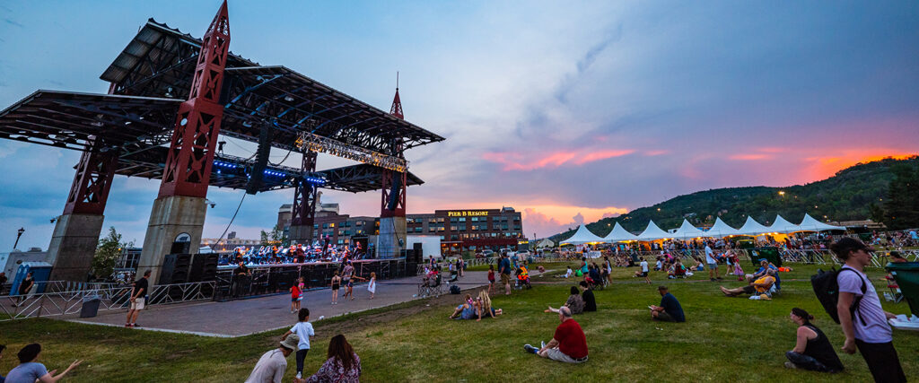 crowd of people at a concert