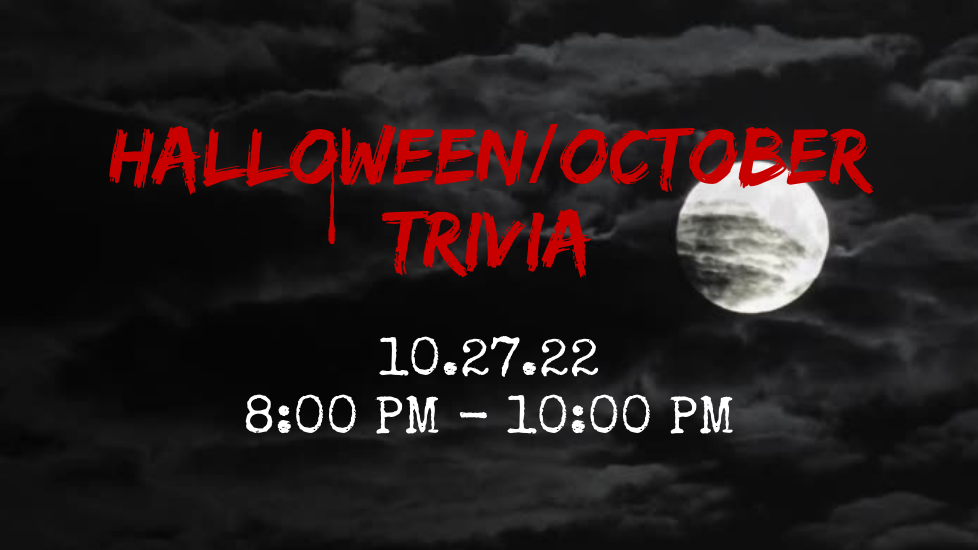 Halloween/October Trivia at Burrito Union