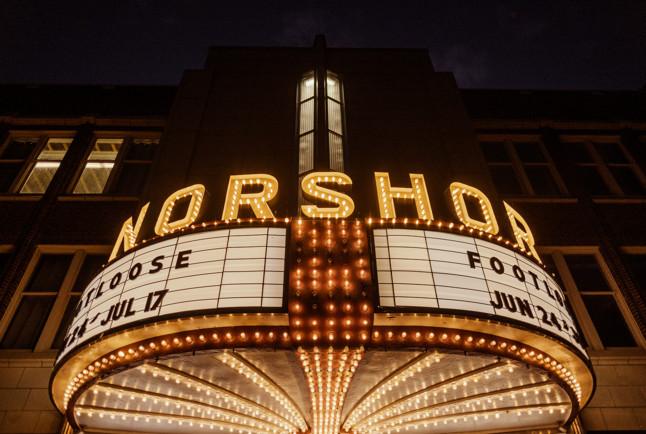 Norshor theatre marquee
