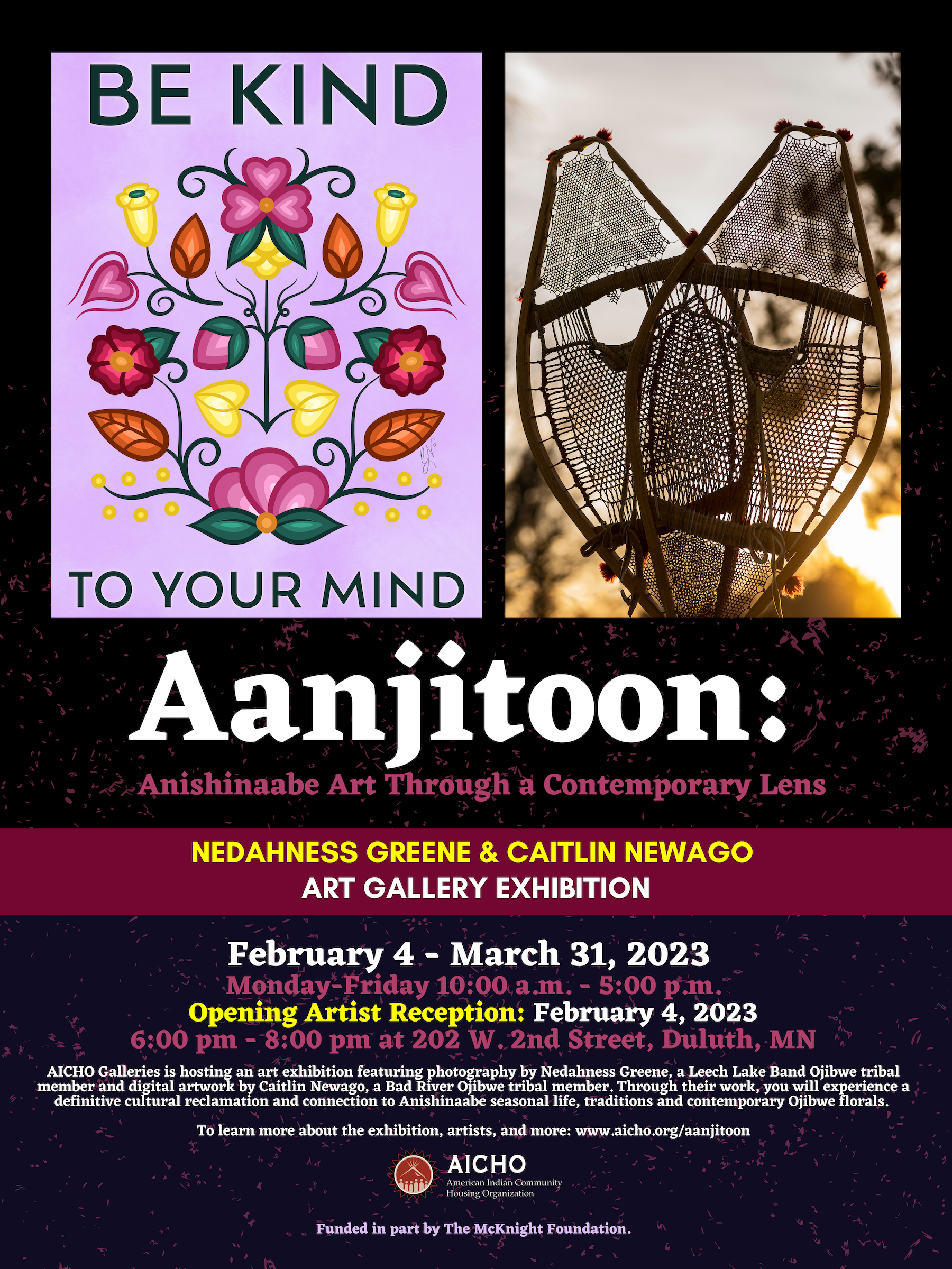 Opening Artist Reception of Aanjitoon: Anishinaabe Art Through a Contemporary Lens