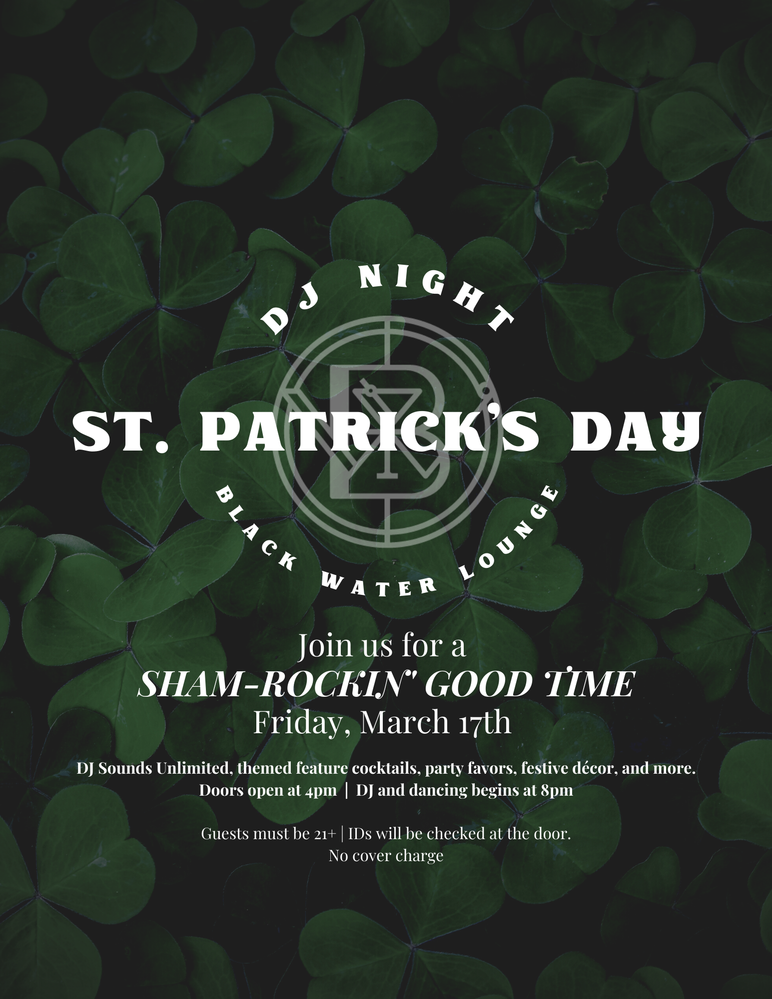 St. Patrick's Day Party at Black Water Lounge