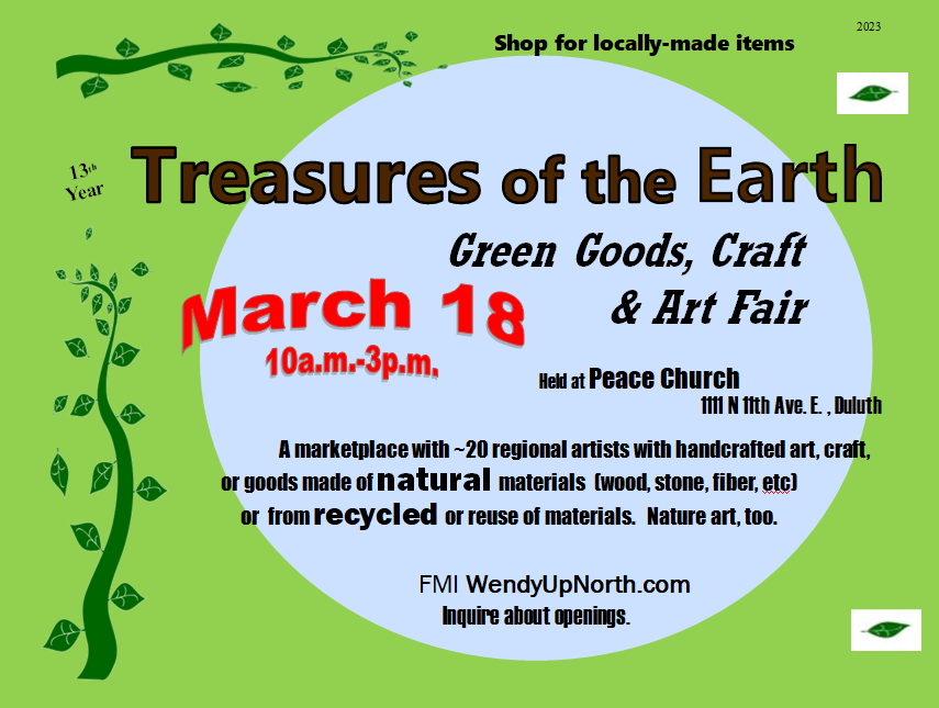 Treasures of the Earth Green Goods, Craft and Art Fair