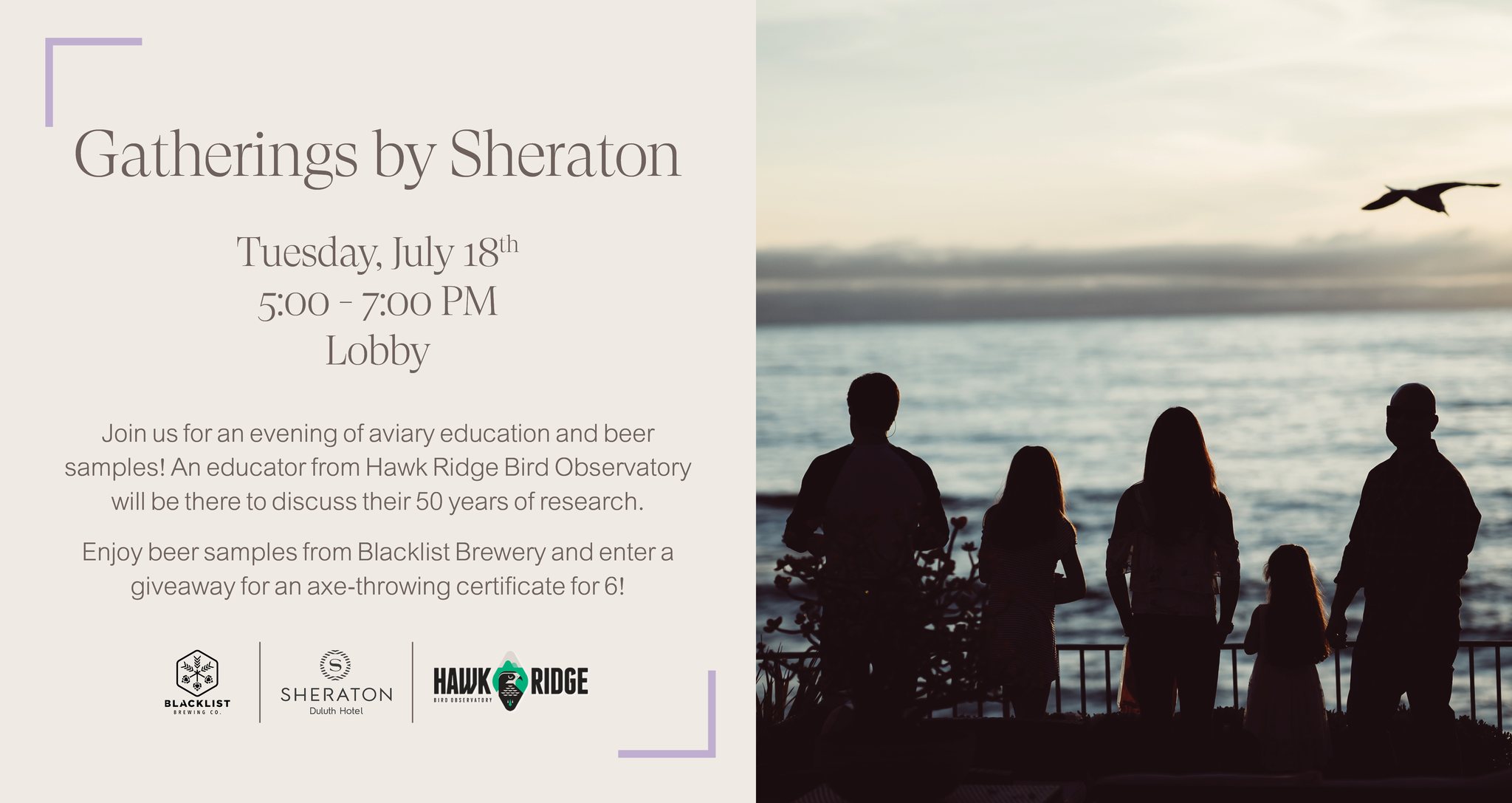 Gatherings by Sheraton - Beers & Birds