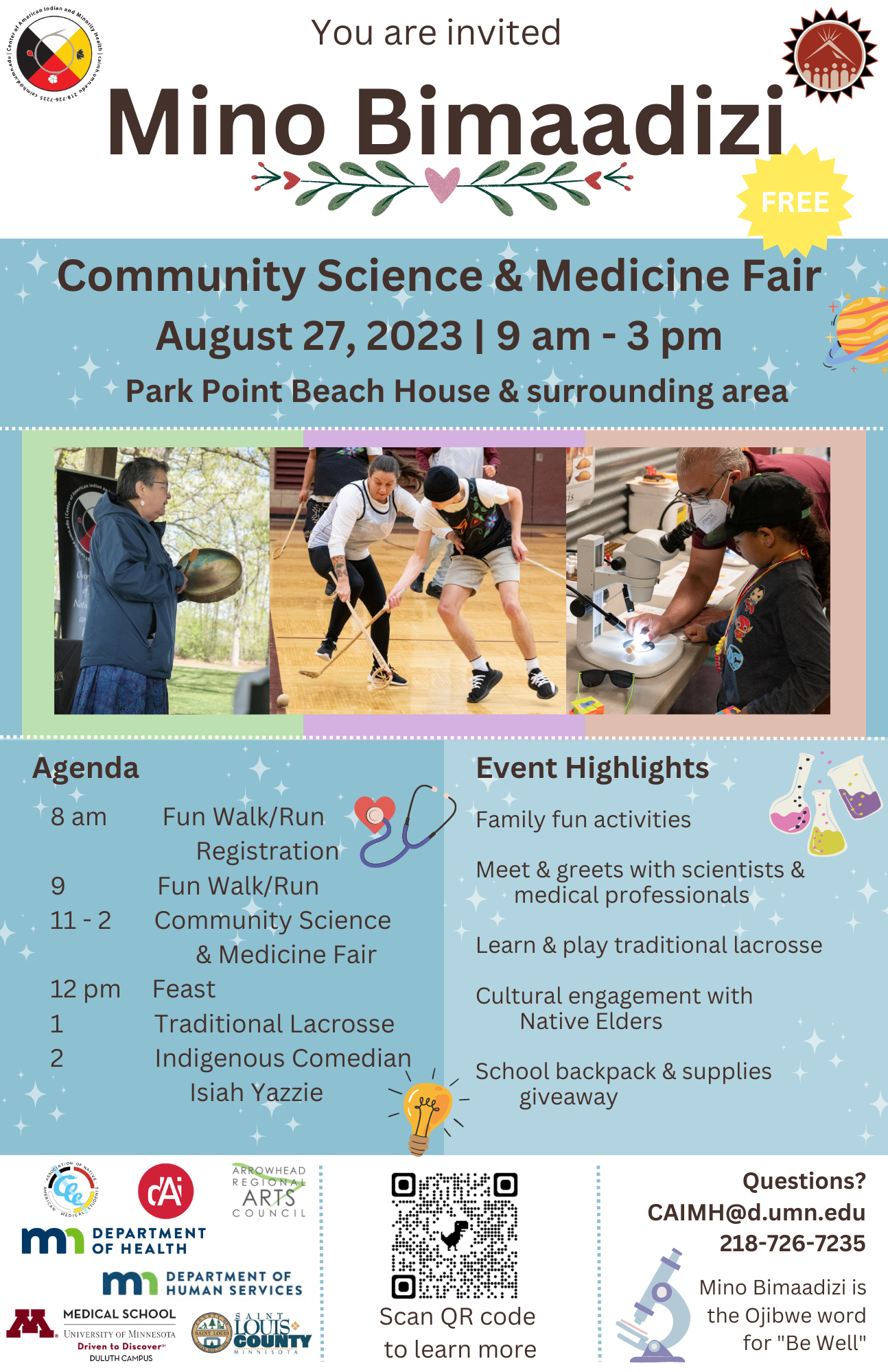 Mino Bimaadizi Community Science and Medicine Fair