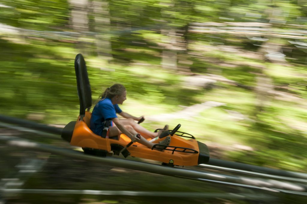 Labor day weekend in duluth 2 A girl riding an alpine coaster at spirit mountain in duluth, mn