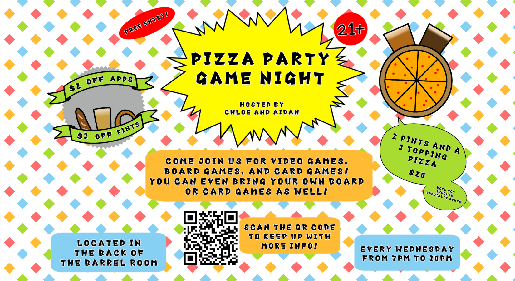 Pizza Party Game Night • Visit Duluth