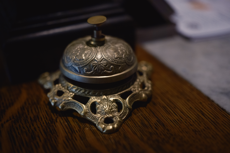 A historical bell from Fitger's Inn