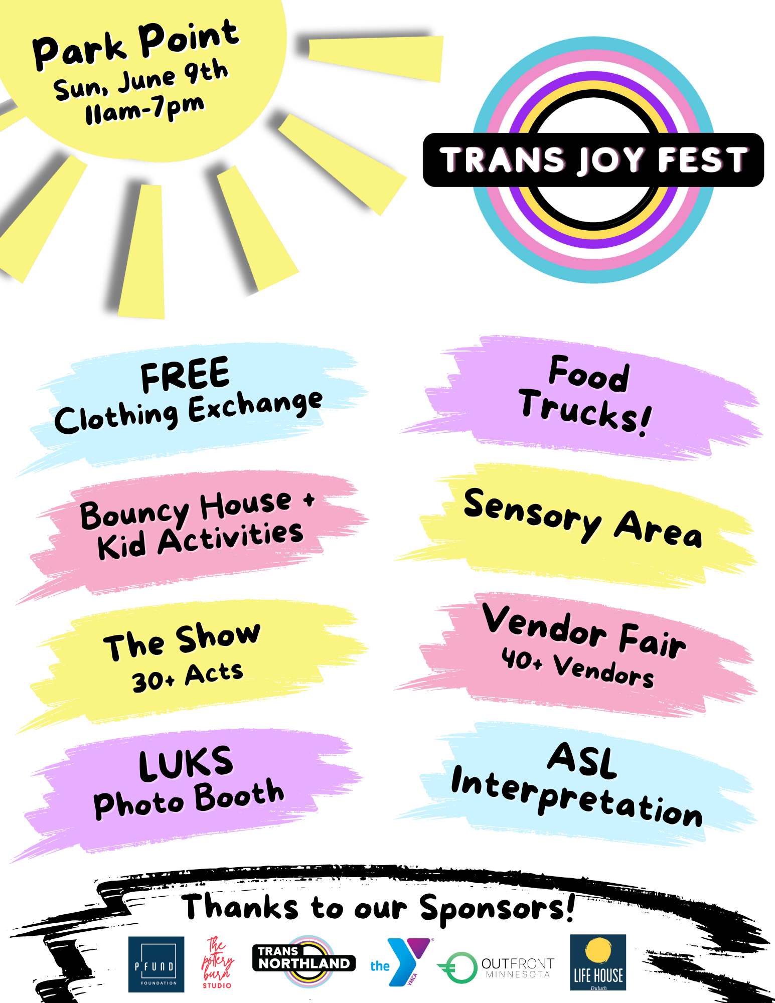 Trans Joy event poster