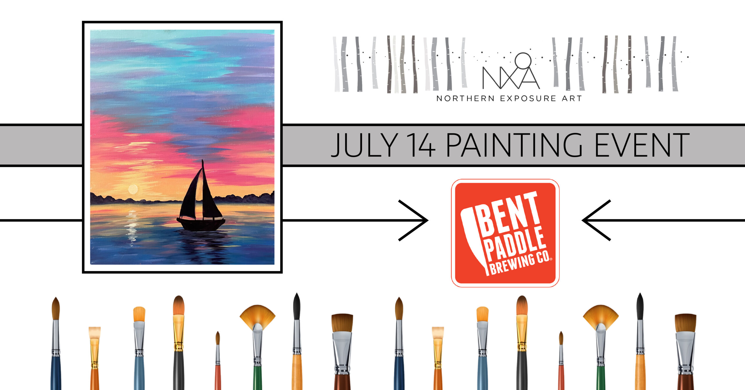 northern exposure art painting event