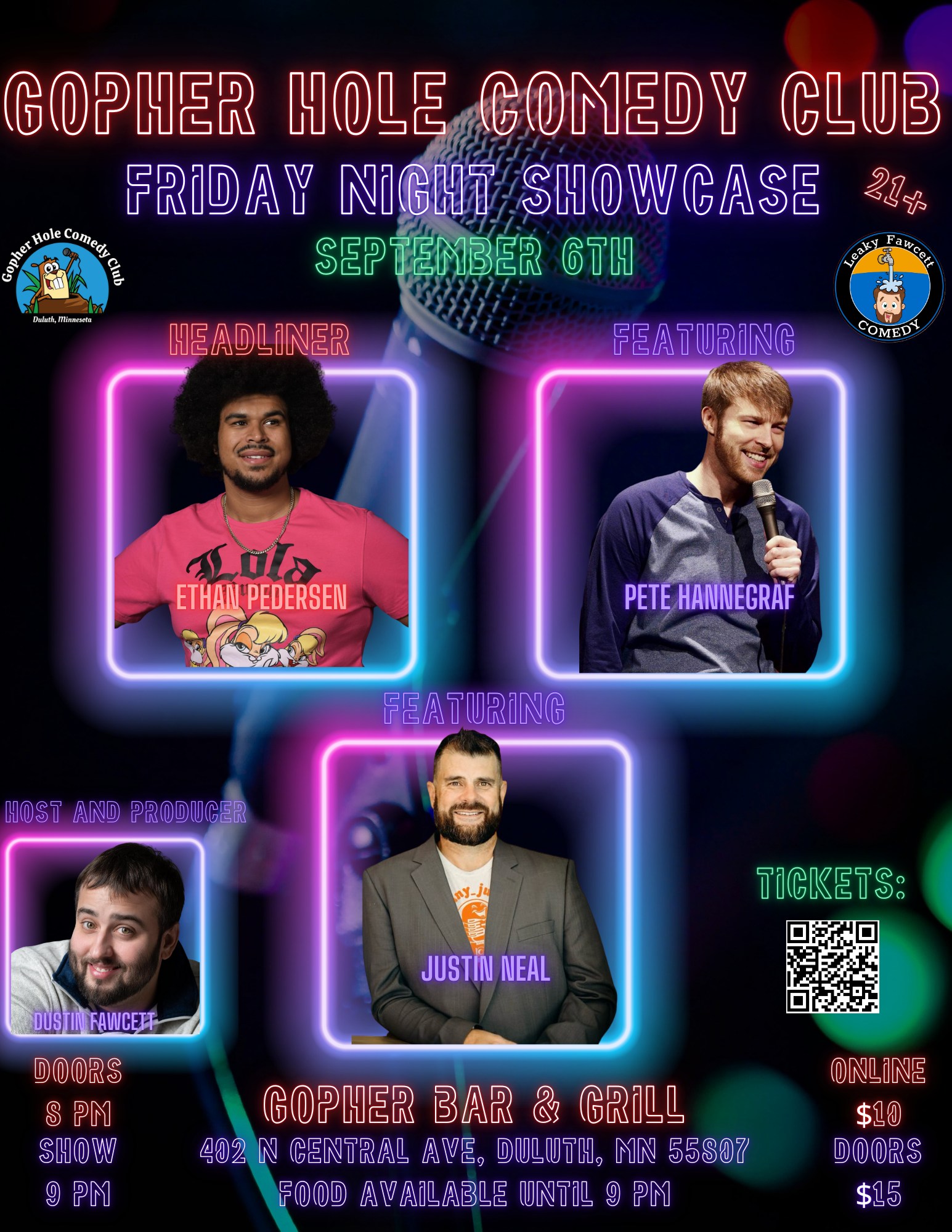 Gopher Hole Comedy Club Friday Night Showcase