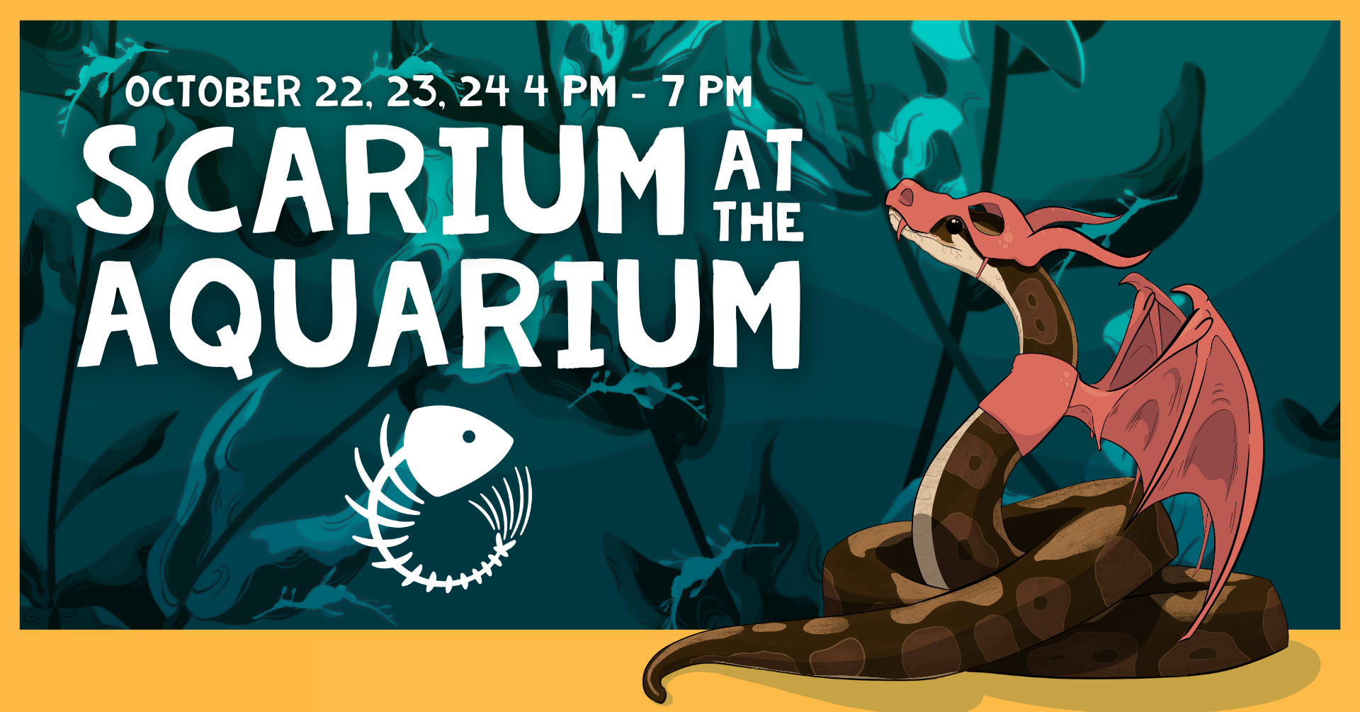 Scarium at the Aquarium graphic