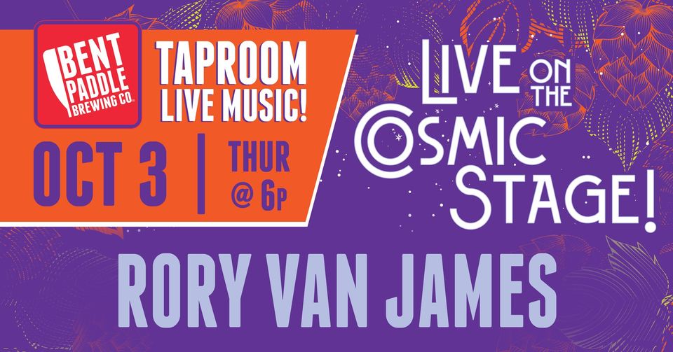 Bent Paddle Taproom Live Music Graphic - Rory Van James