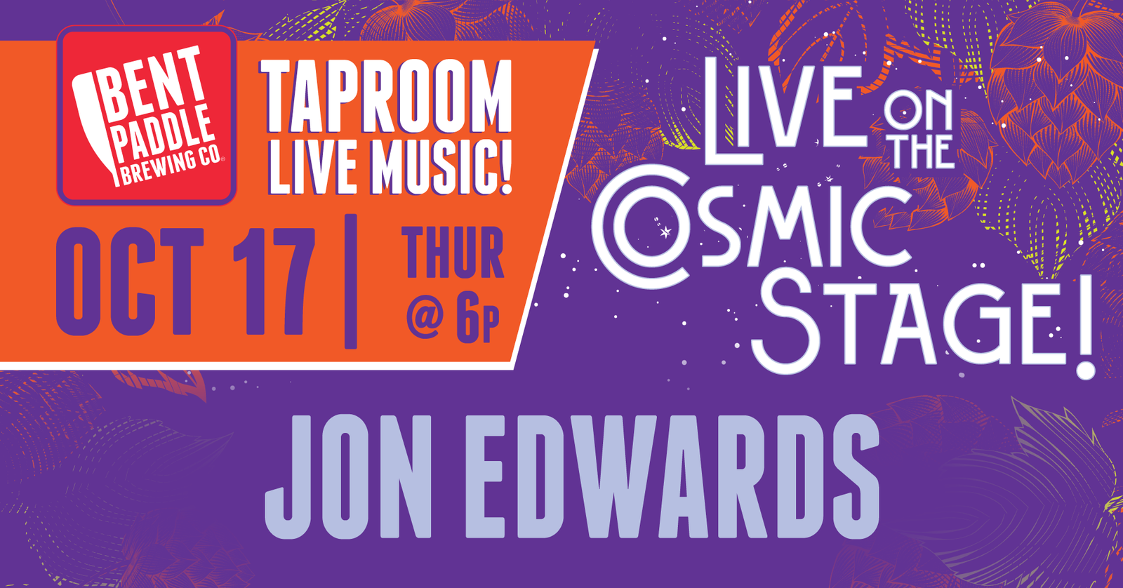 Jon Edwards | Live Music on the Cosmic Stage!