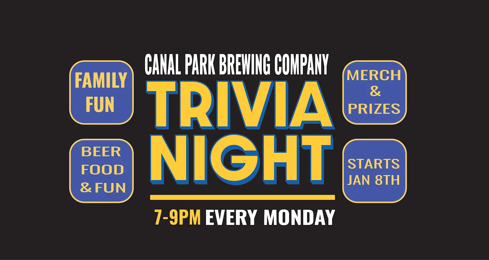 Canal Brewing Trivia Night 2025