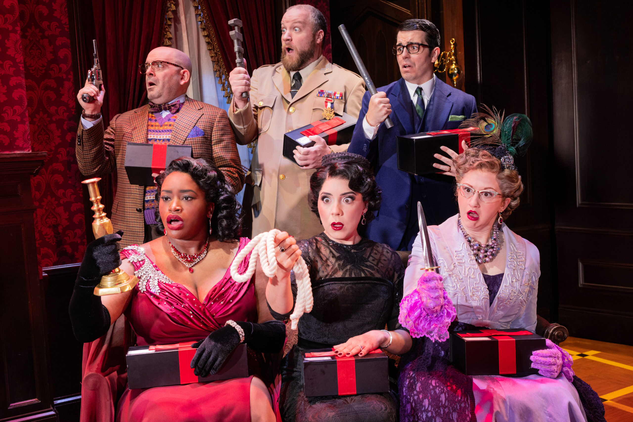 1 the company of the second north american tour of clue photo by evan zimmerman for murphymade scaled 3