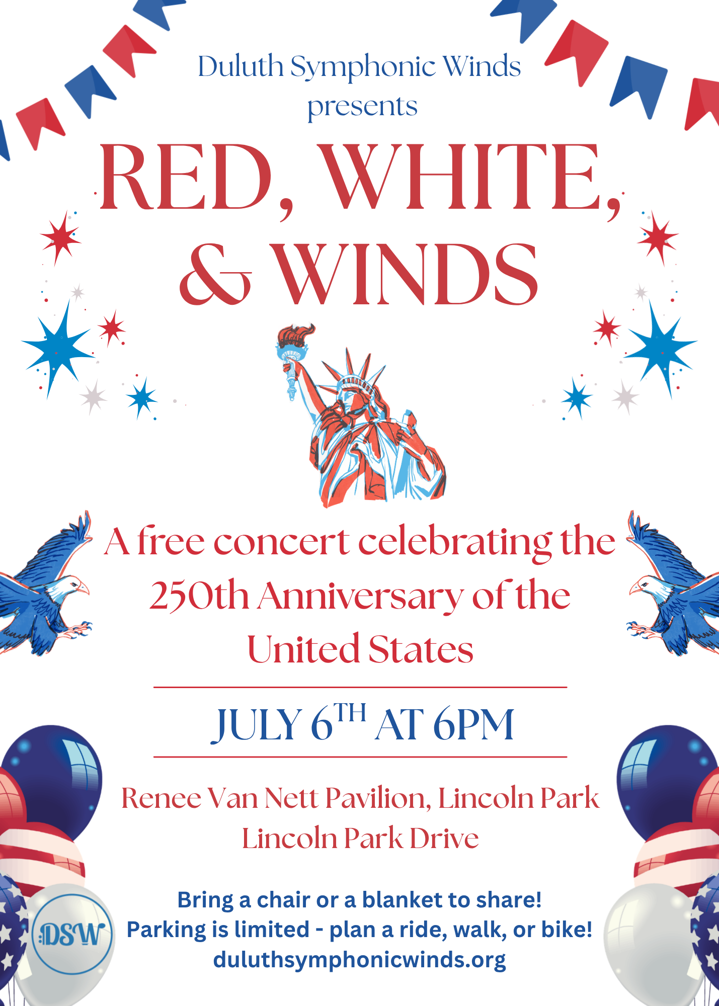 Red white winds