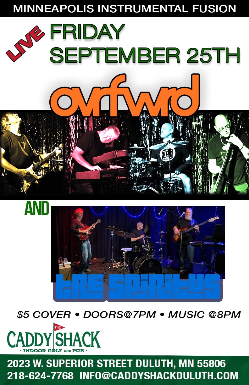 Tcs presents: ovrfwrd, & tre spiritus 1 Caddyshack poster