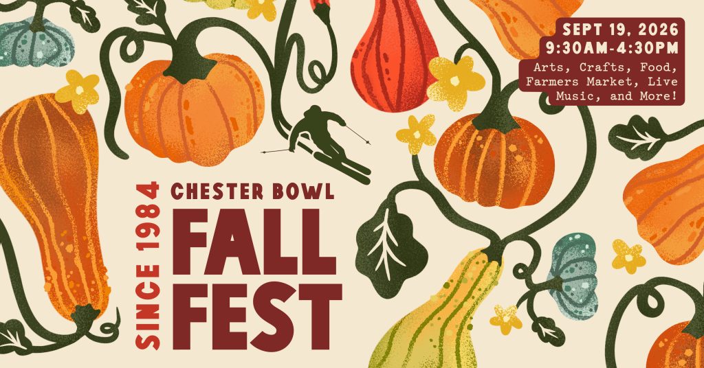 Chester bowl fall fest returns to duluth 7 Chester bowl fall fest graphic poster with pumpkins and vines listing event details for september 19, 2026, from 9:30 am to 4:30 pm in duluth.