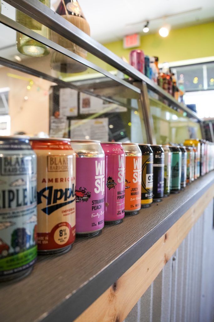 How vitta pizza became a duluth favorite 12 A row of craft ciders and beers lined up on the counter ordering area at vitta pizza.