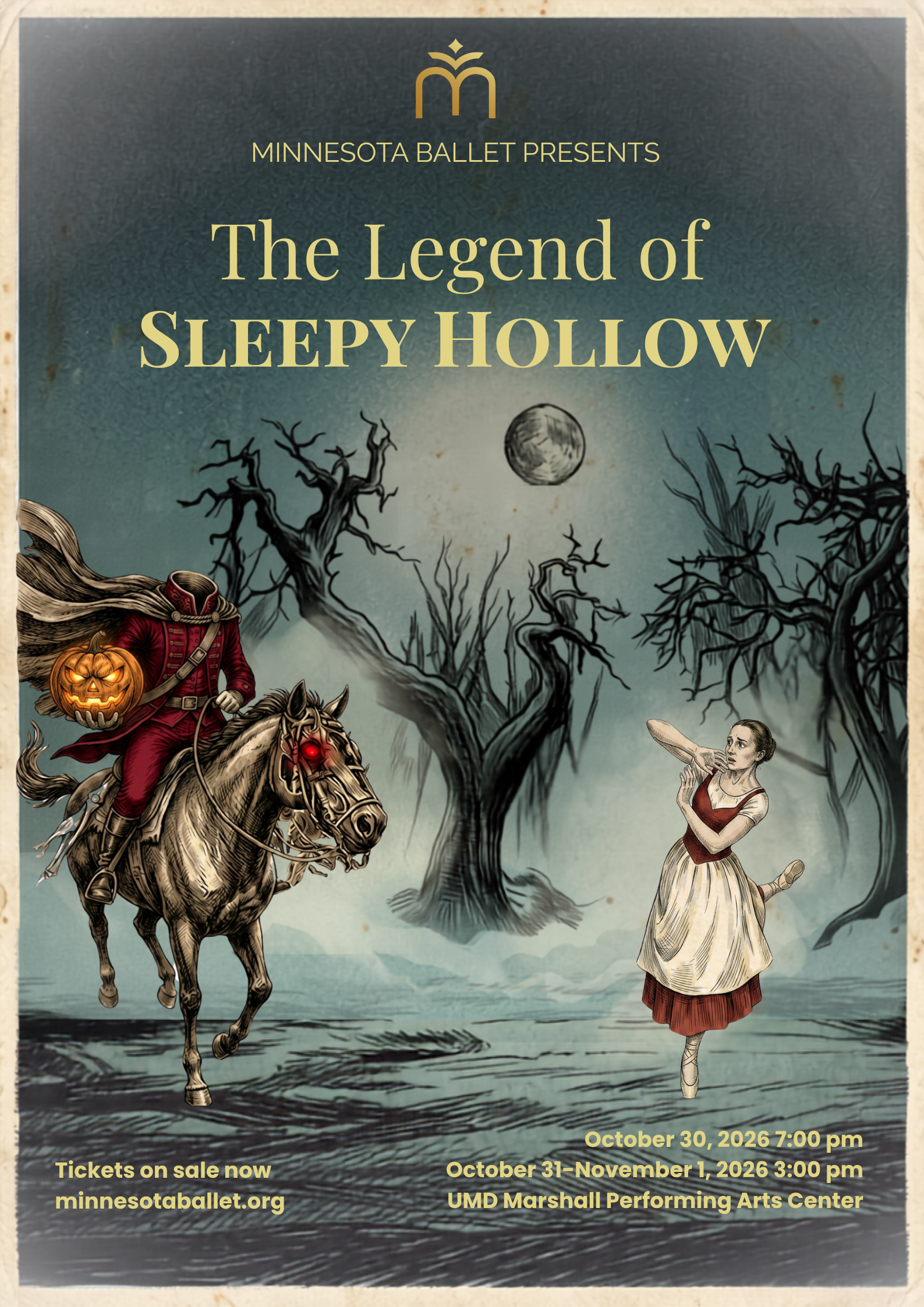 The legend of sleepy hollow presented by minnesota ballet 1 1