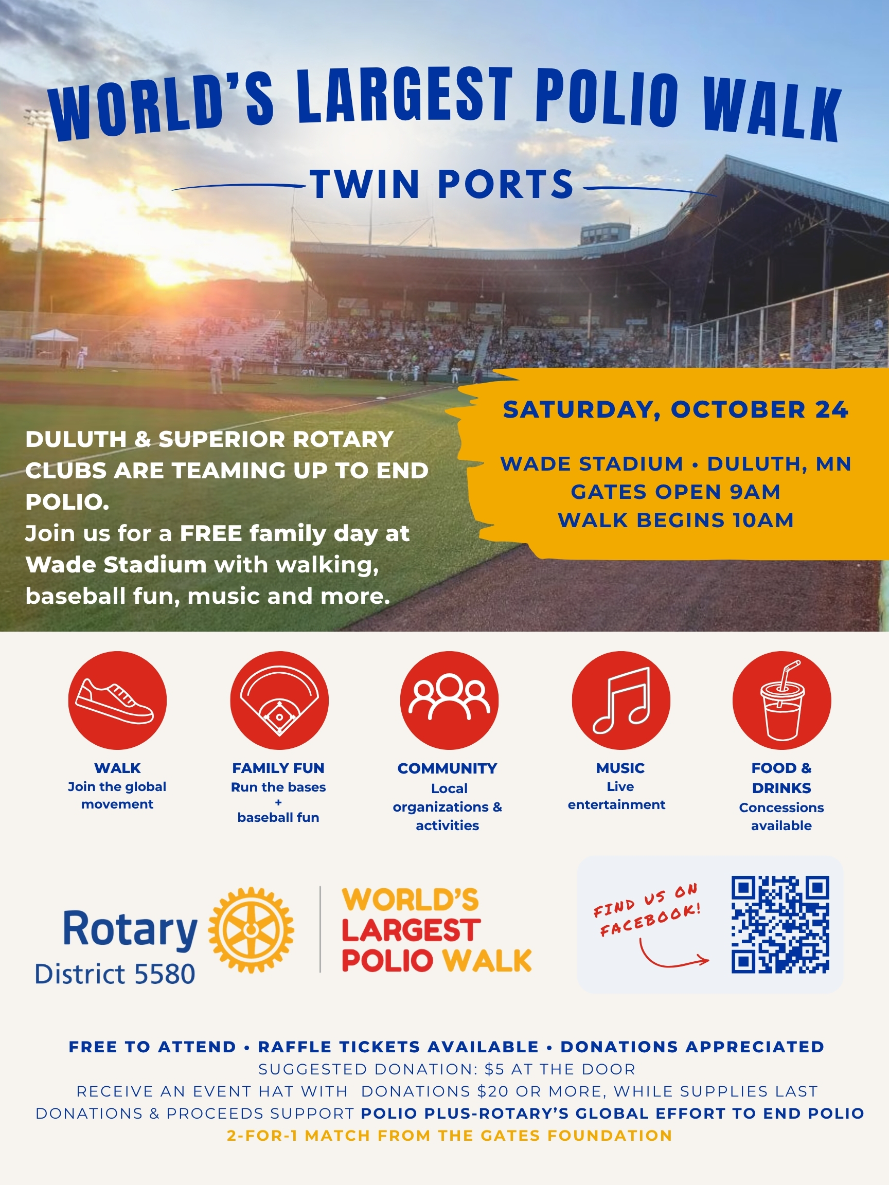 Rotary’s World’s Largest Polio Walk in Duluth