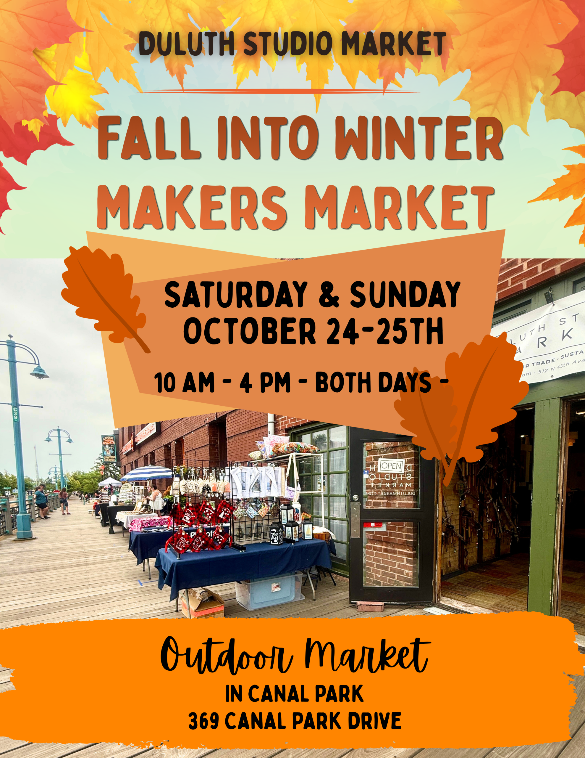 Duluth Studio Market Fall into Winter Makers Market