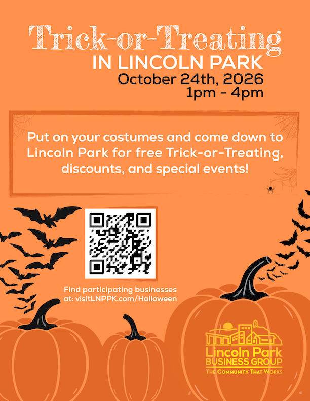 Trick-or treating in lincoln park 1 Trick or treating 2026 print copy